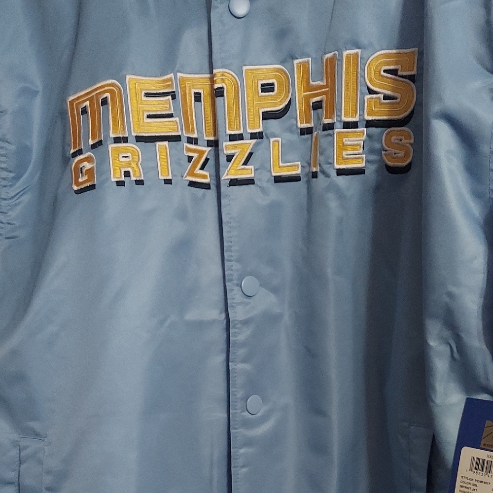 NBA Memphis Grizzlies Blue Varsity Jacket